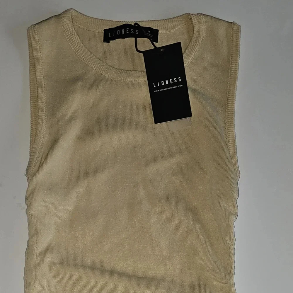 Lioness Cream Ruched Sleeveless Bodycon Dress - Picture 7 of 9